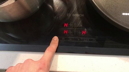 Разблокировка плиты Bosch