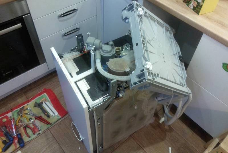 Мигает кран на посудомоечной машине Bosch