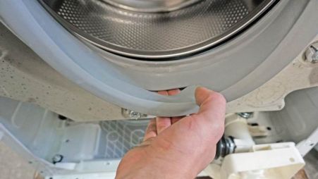 Замена манжеты люка стиральной машины Bosch Maxx